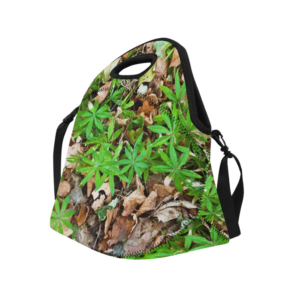Camouflage Realistic Tree Fresh Print Neoprene Lunch Bag (Model 1669)(Large)-JTAMIGO.COM