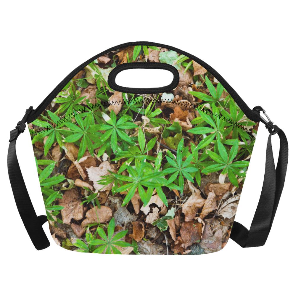 Camouflage Realistic Tree Fresh Print Neoprene Lunch Bag (Model 1669)(Large)-JTAMIGO.COM