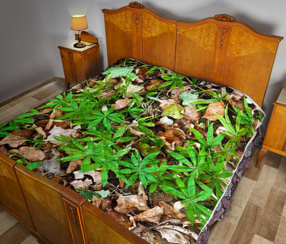 Camouflage Realistic Tree Fresh Print Premium Quilt-JTAMIGO.COM