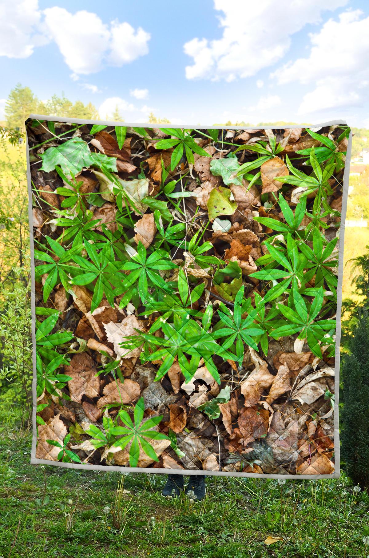 Camouflage Realistic Tree Fresh Print Premium Quilt-JTAMIGO.COM