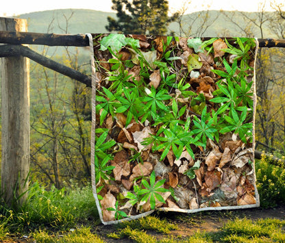 Camouflage Realistic Tree Fresh Print Premium Quilt-JTAMIGO.COM