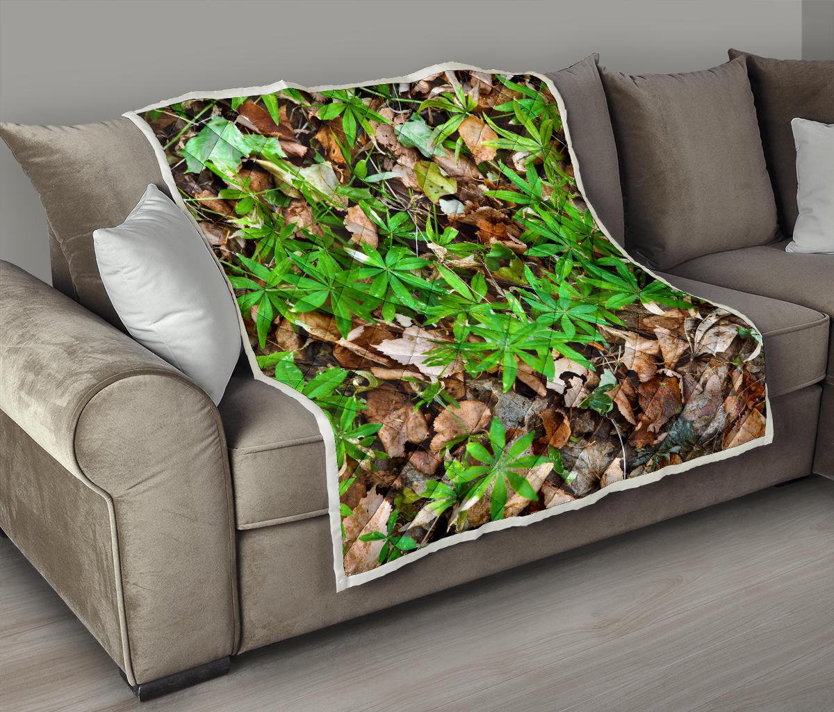 Camouflage Realistic Tree Fresh Print Premium Quilt-JTAMIGO.COM