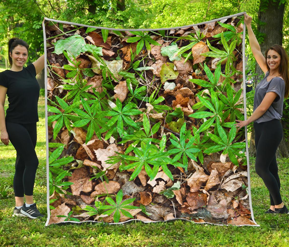 Camouflage Realistic Tree Fresh Print Premium Quilt-JTAMIGO.COM