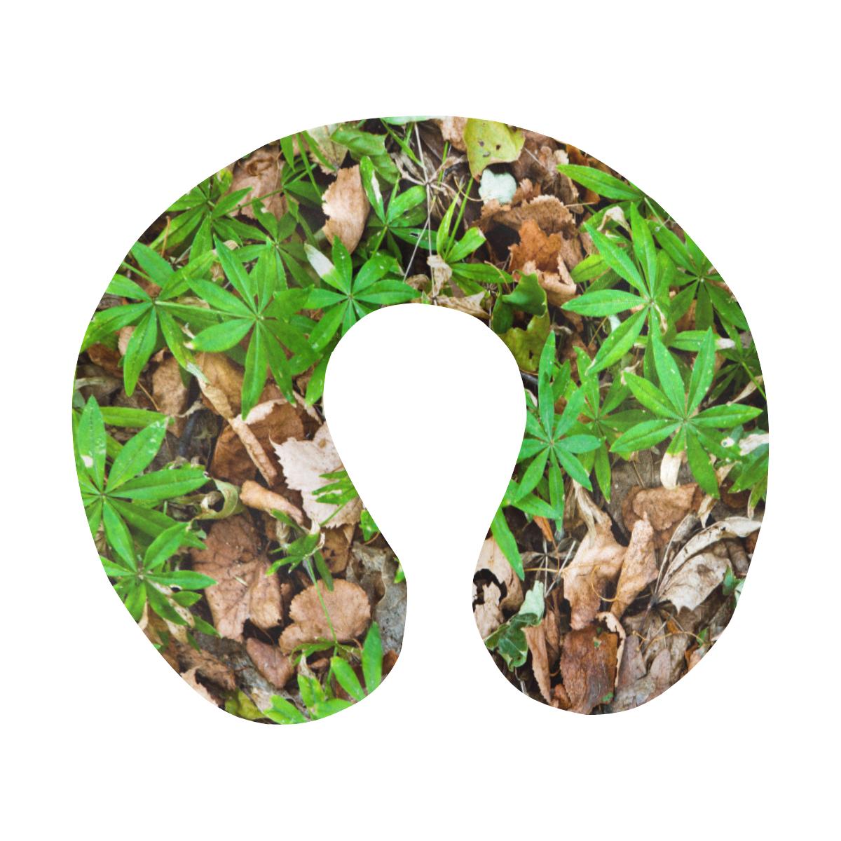 Camouflage Realistic Tree Fresh Print U-Shaped Travel Neck Pillow-JTAMIGO.COM