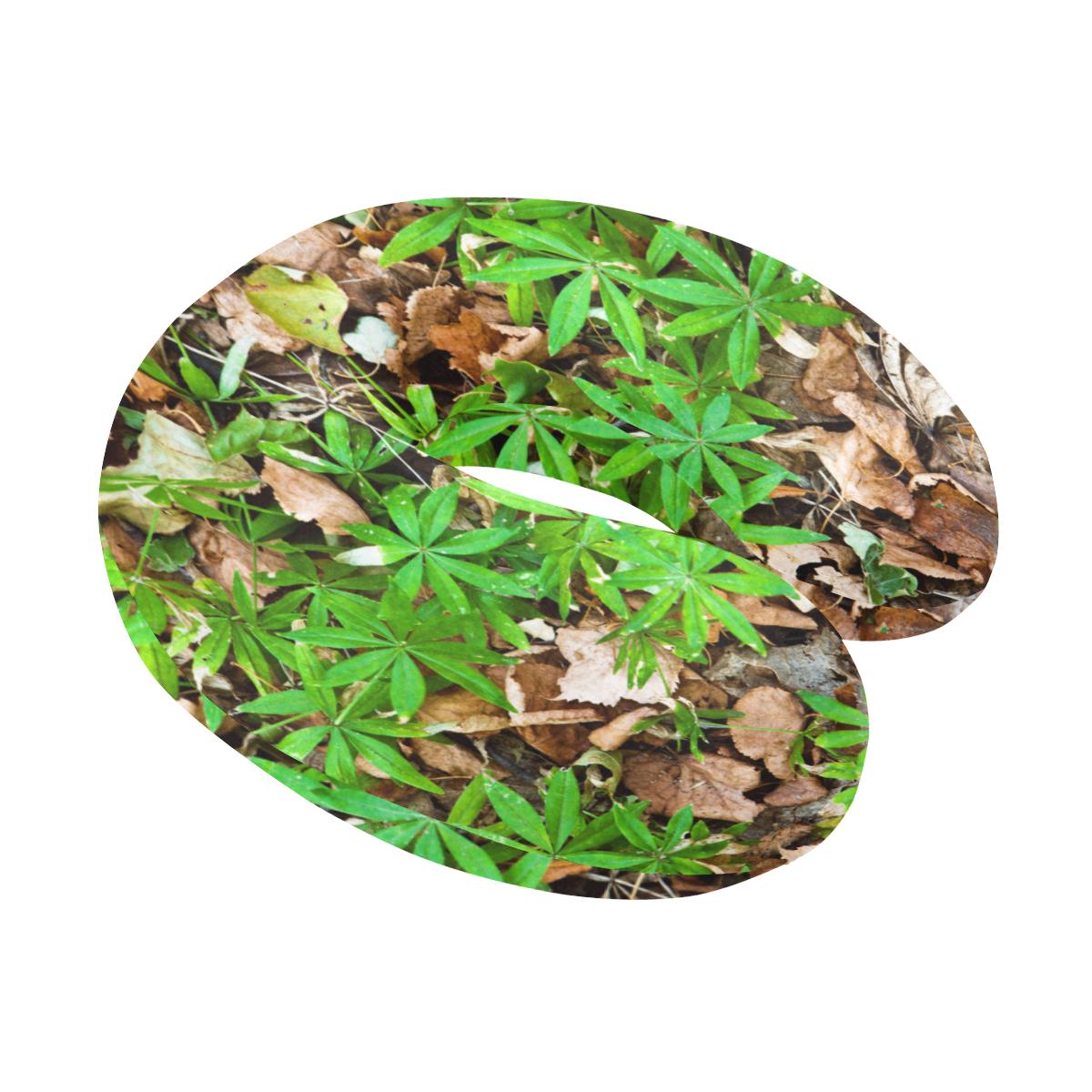 Camouflage Realistic Tree Fresh Print U-Shaped Travel Neck Pillow-JTAMIGO.COM