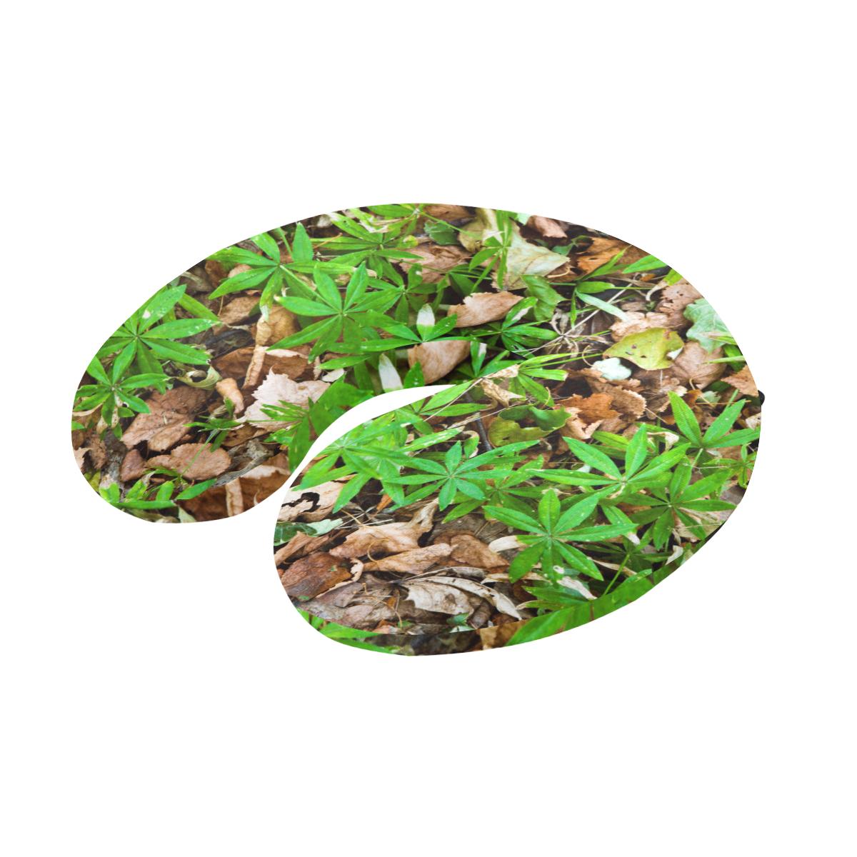 Camouflage Realistic Tree Fresh Print U-Shaped Travel Neck Pillow-JTAMIGO.COM