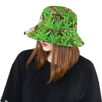 Camouflage Realistic Tree Fresh Print Unisex Bucket Hat