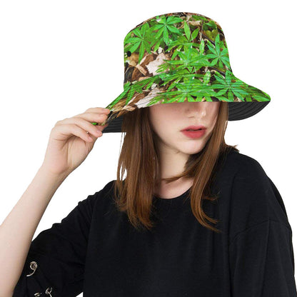 Camouflage Realistic Tree Fresh Print Unisex Bucket Hat