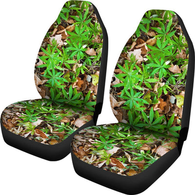 Camouflage Realistic Tree Fresh Print Universal Fit Car Seat Covers