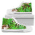 Camouflage Realistic Tree Fresh Print Women High Top Shoes