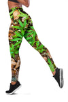 Camouflage Realistic Tree Fresh Print Women Leggings