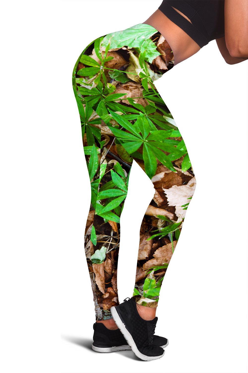 Camouflage Realistic Tree Fresh Print Women Leggings
