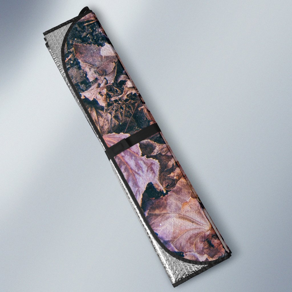 Camouflage Realistic Tree Leaf Print Car Sun Shade For Windshield