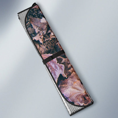 Camouflage Realistic Tree Leaf Print Car Sun Shade For Windshield