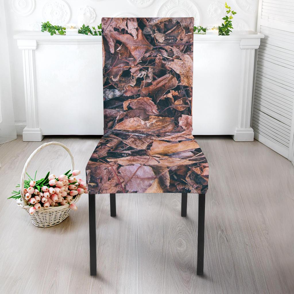 Camouflage Realistic Tree Leaf Print Dinning Chair Slipper-JTAMIGO.COM