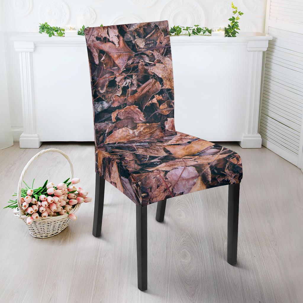 Camouflage Realistic Tree Leaf Print Dinning Chair Slipper-JTAMIGO.COM