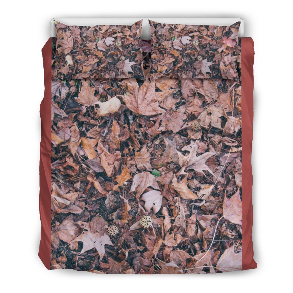 Camouflage Realistic Tree Leaf Print Duvet Cover Bedding Set