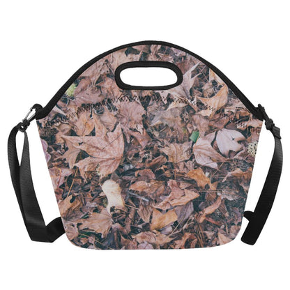 Camouflage Realistic Tree Leaf Print Neoprene Lunch Bag (Model 1669)(Large)-JTAMIGO.COM