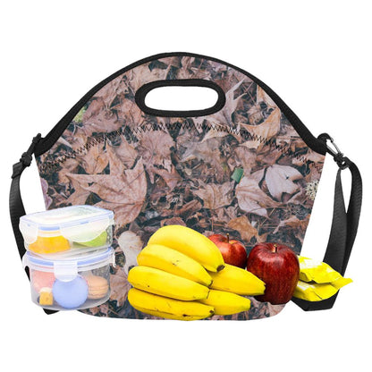 Camouflage Realistic Tree Leaf Print Neoprene Lunch Bag (Model 1669)(Large)-JTAMIGO.COM