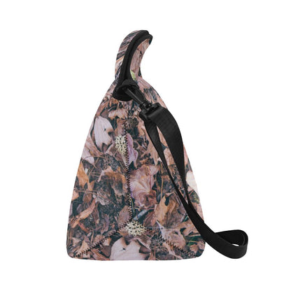 Camouflage Realistic Tree Leaf Print Neoprene Lunch Bag (Model 1669)(Large)-JTAMIGO.COM
