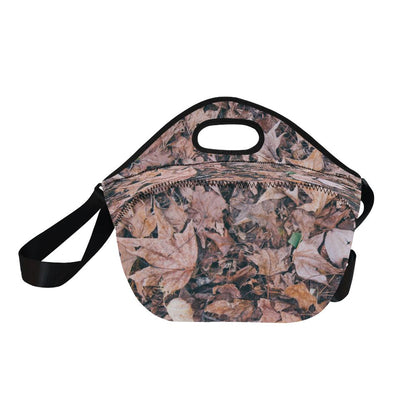 Camouflage Realistic Tree Leaf Print Neoprene Lunch Bag (Model 1669)(Large)-JTAMIGO.COM