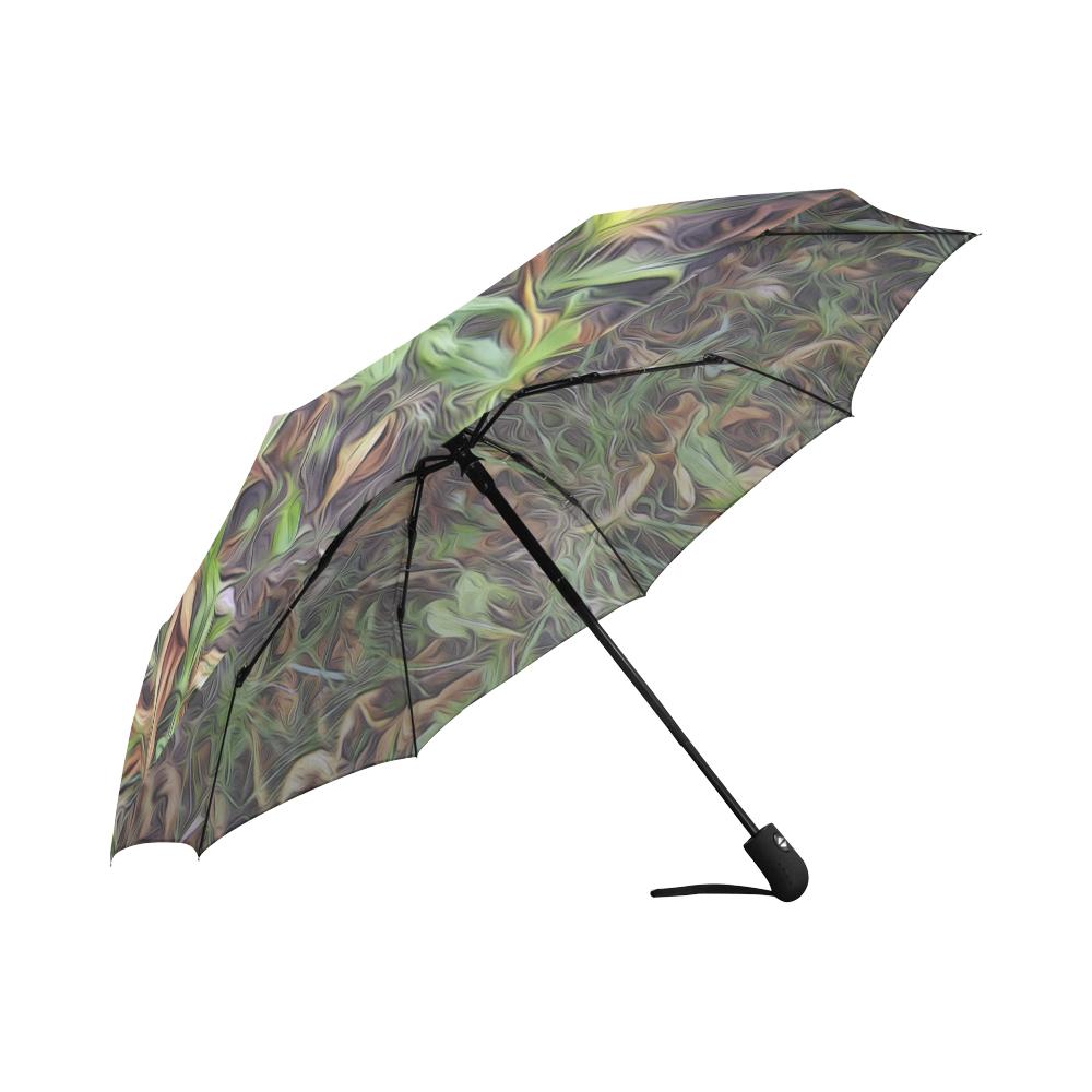 Camouflage Realistic Tree Print Automatic Foldable Umbrella