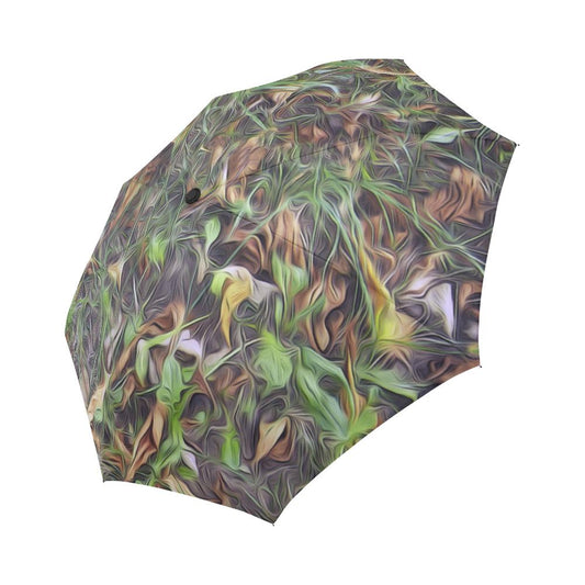 Camouflage Realistic Tree Print Automatic Foldable Umbrella