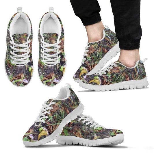 Camouflage Realistic Tree Print Men Sneakers Shoes