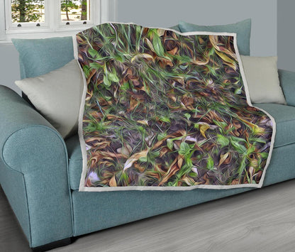 Camouflage Realistic Tree Print Premium Quilt-JTAMIGO.COM