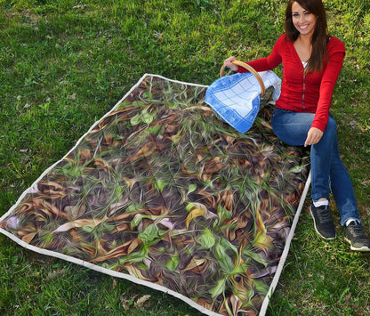 Camouflage Realistic Tree Print Premium Quilt-JTAMIGO.COM