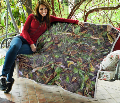 Camouflage Realistic Tree Print Premium Quilt-JTAMIGO.COM