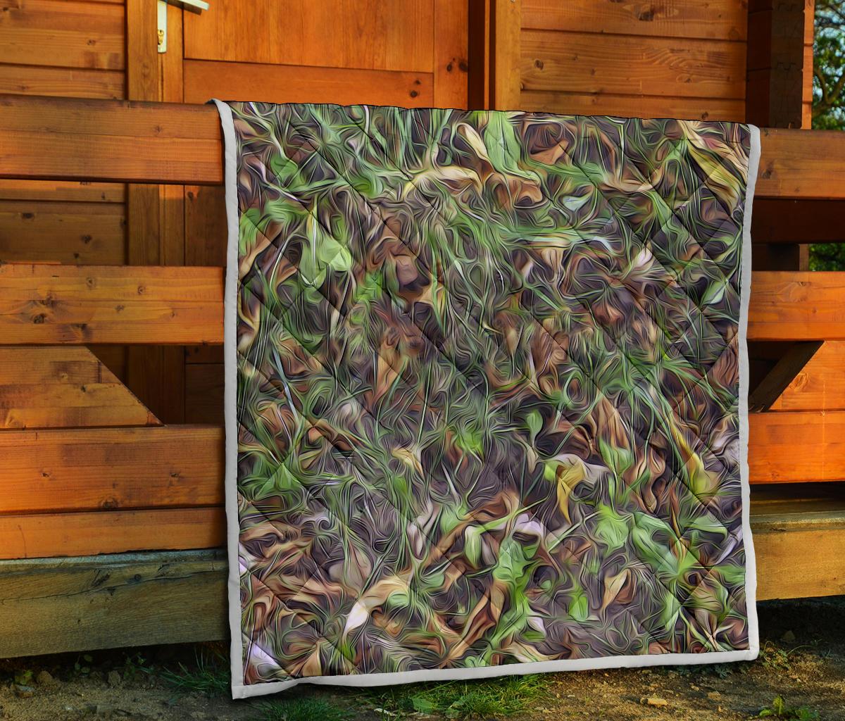 Camouflage Realistic Tree Print Premium Quilt-JTAMIGO.COM