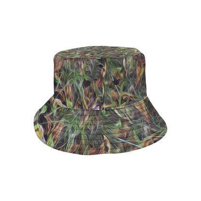 Camouflage Realistic Tree Print Unisex Bucket Hat