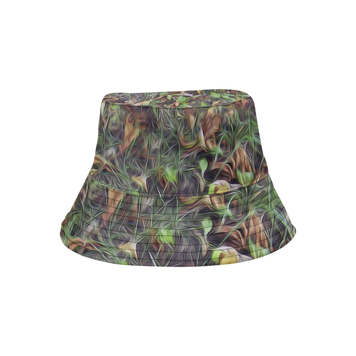 Camouflage Realistic Tree Print Unisex Bucket Hat