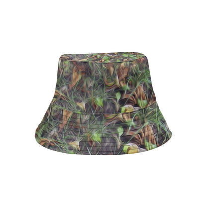 Camouflage Realistic Tree Print Unisex Bucket Hat