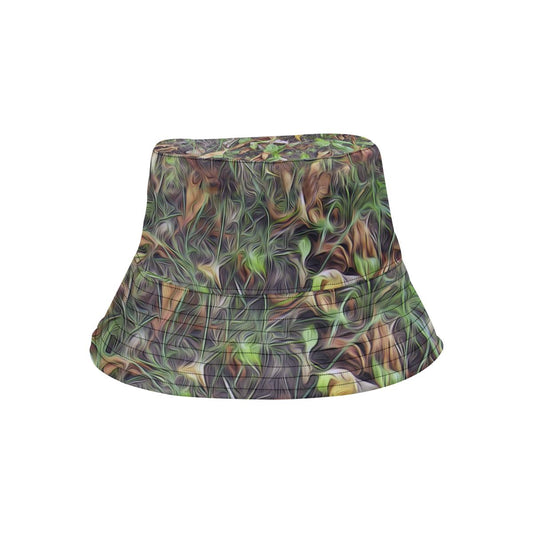 Camouflage Realistic Tree Print Unisex Bucket Hat