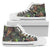 Camouflage Realistic Tree Print Women High Top Shoes