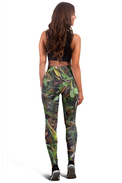 Camouflage Realistic Tree Print Women Leggings