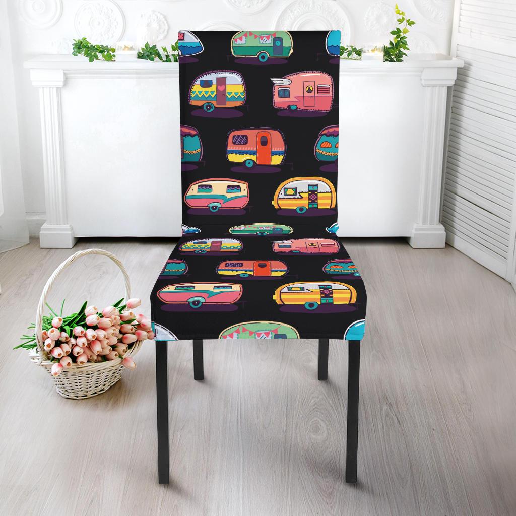 Camper Camping Pattern Dinning Chair Slipper-JTAMIGO.COM