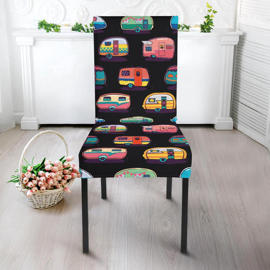 Camper Camping Pattern Dinning Chair Slipper-JTAMIGO.COM