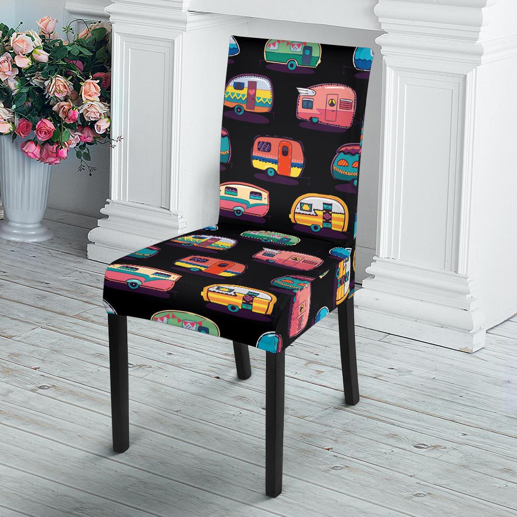 Camper Camping Pattern Dinning Chair Slipper-JTAMIGO.COM