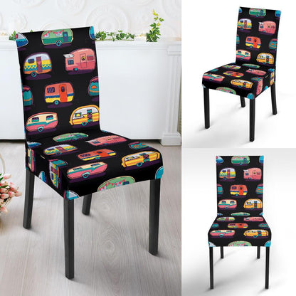 Camper Camping Pattern Dinning Chair Slipper-JTAMIGO.COM