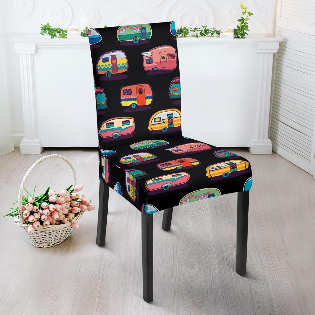 Camper Camping Pattern Dinning Chair Slipper-JTAMIGO.COM
