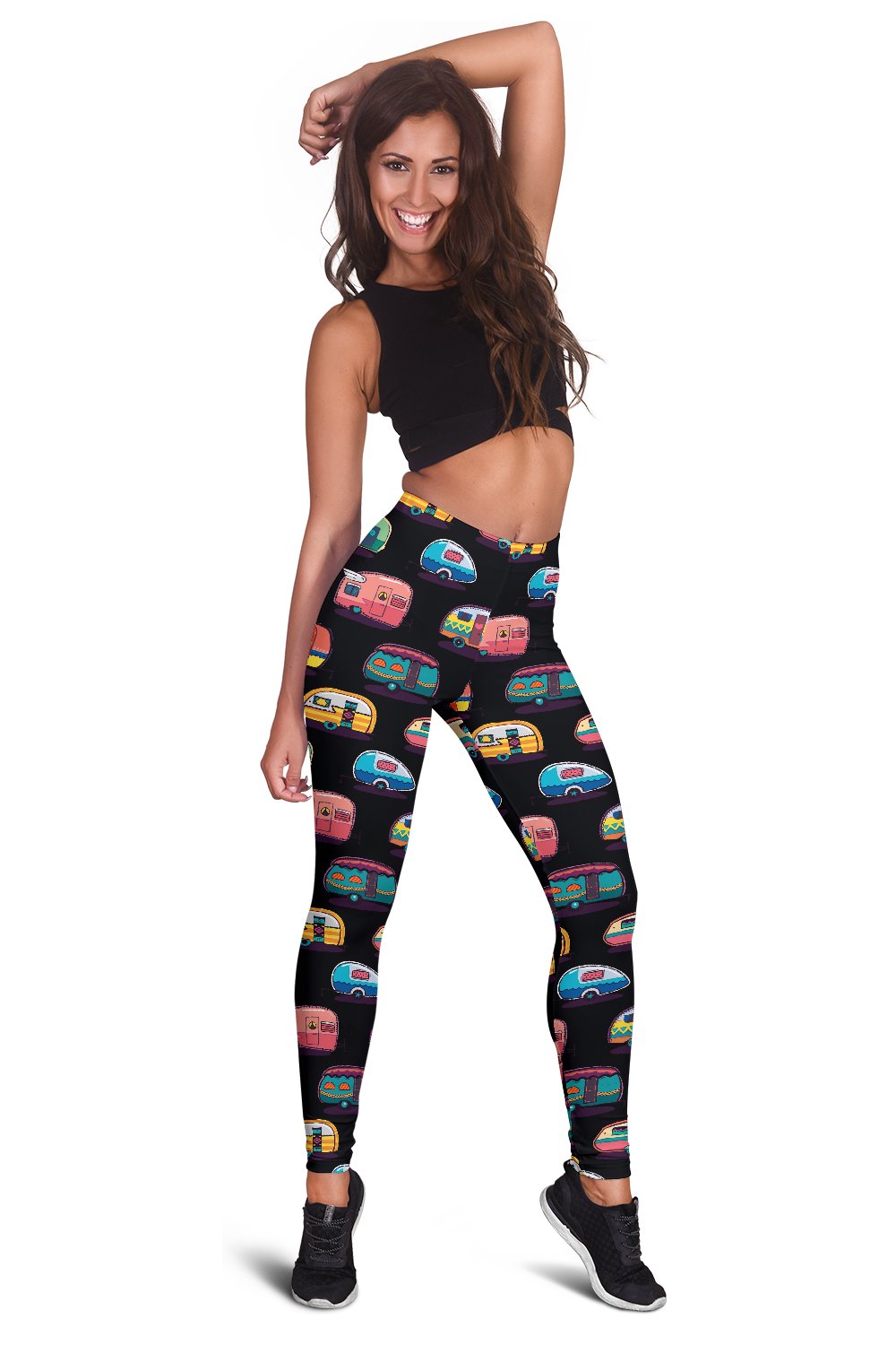 Camper Camping Pattern Women Leggings