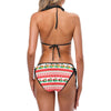 Camper Camping Ugly Christmas Design Print Custom Bikini Swimsuit (Model S01)-JTAMIGO.COM