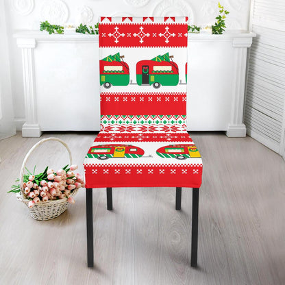 Camper Camping Ugly Christmas Design Print Dinning Chair Slipper-JTAMIGO.COM