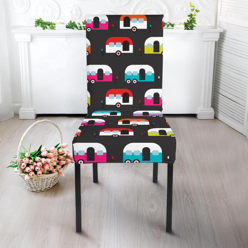 Camper Caravan Pattern Dinning Chair Slipper-JTAMIGO.COM