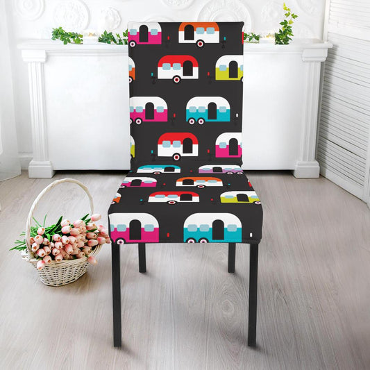 Camper Caravan Pattern Dinning Chair Slipper-JTAMIGO.COM