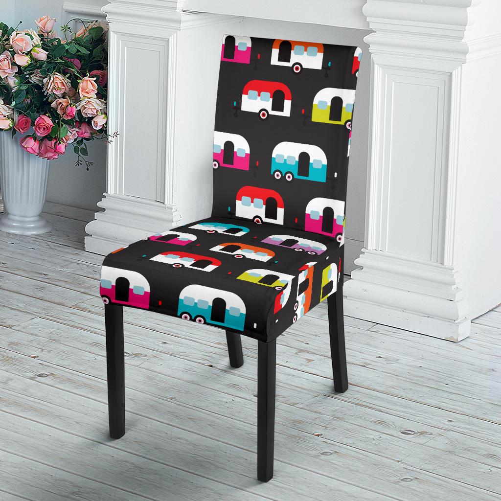 Camper Caravan Pattern Dinning Chair Slipper-JTAMIGO.COM