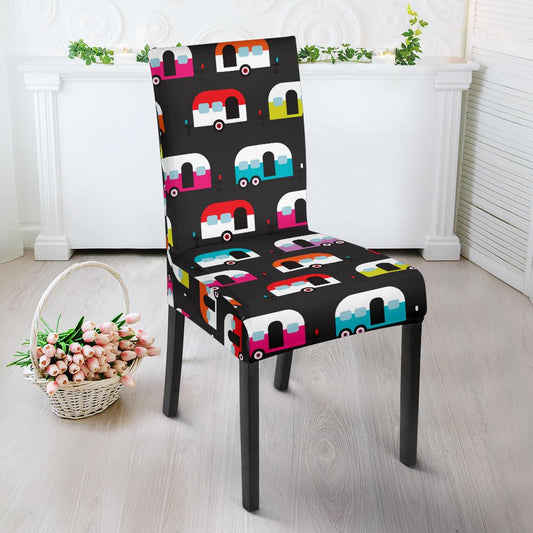 Camper Caravan Pattern Dinning Chair Slipper-JTAMIGO.COM